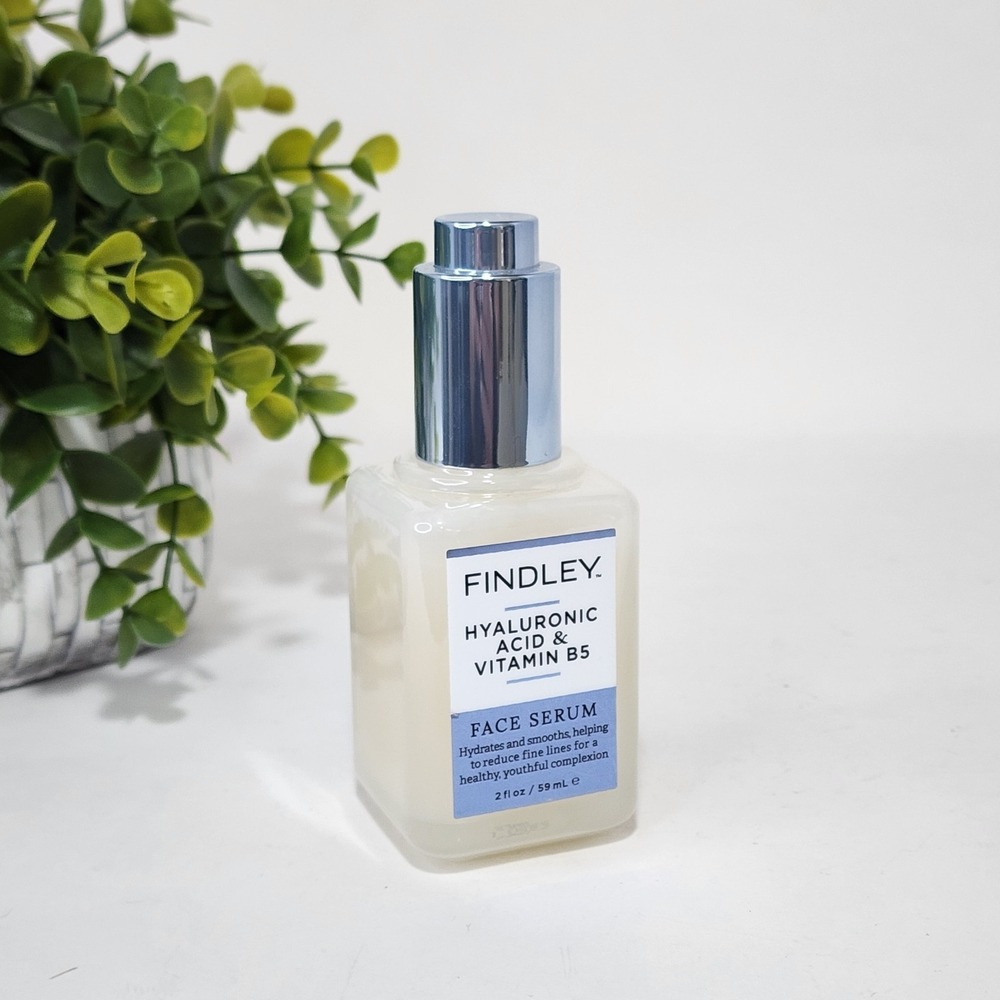 FINDLEY Hyaluronic Acid & Vitamin B5 Face Serum Hydrates & Smooths Skin 2 fl oz